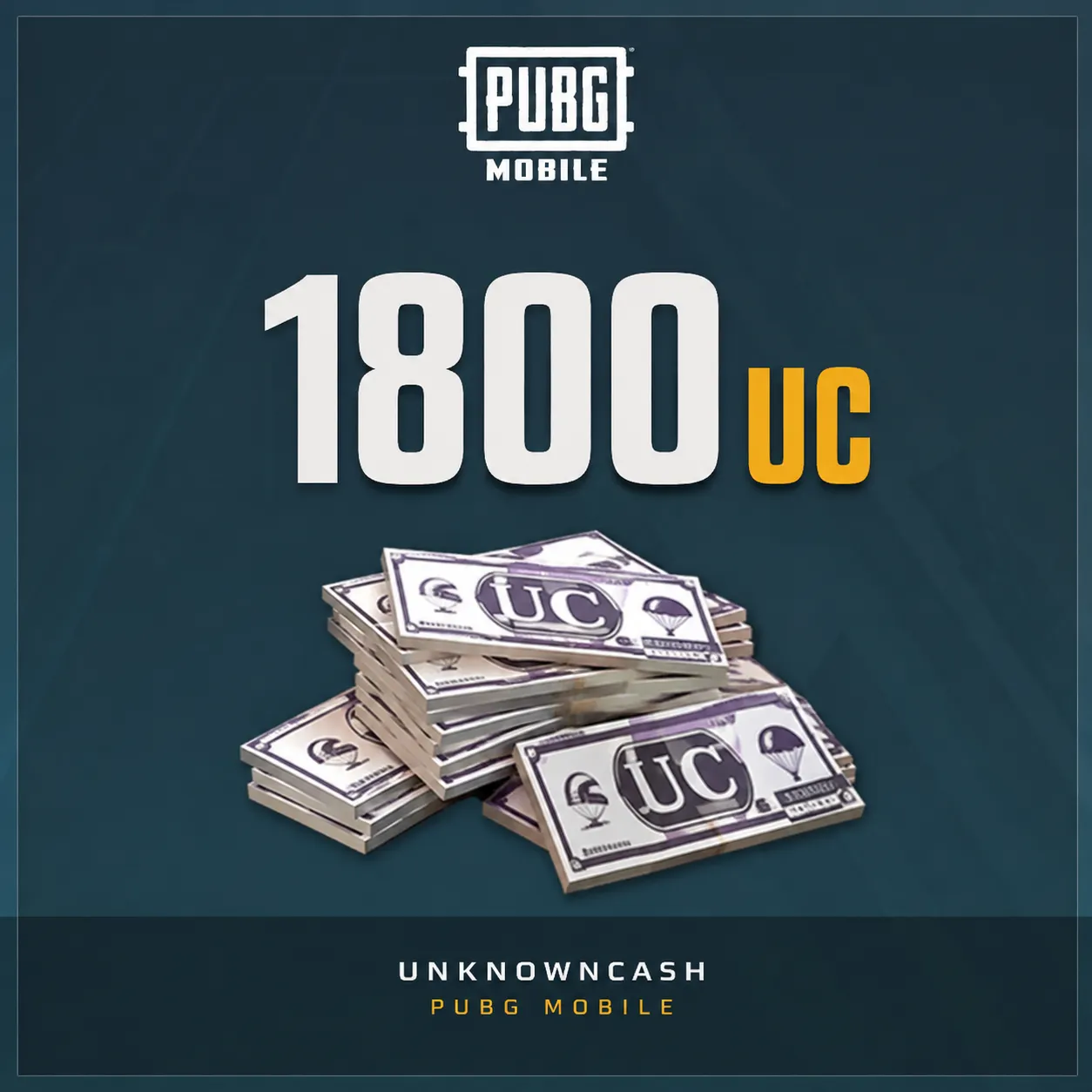 1800 UC Digiknowe Cover 1800 یوسی پابجی موبایل - Image 1