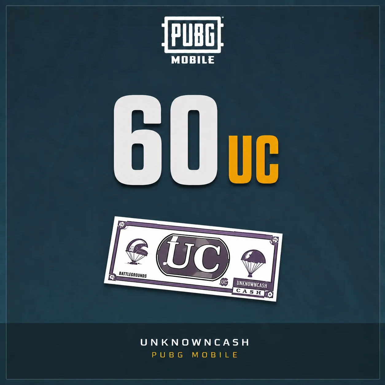 60 UC Digiknowe Cover2 60 یوسی پابجی موبایل - Image 1