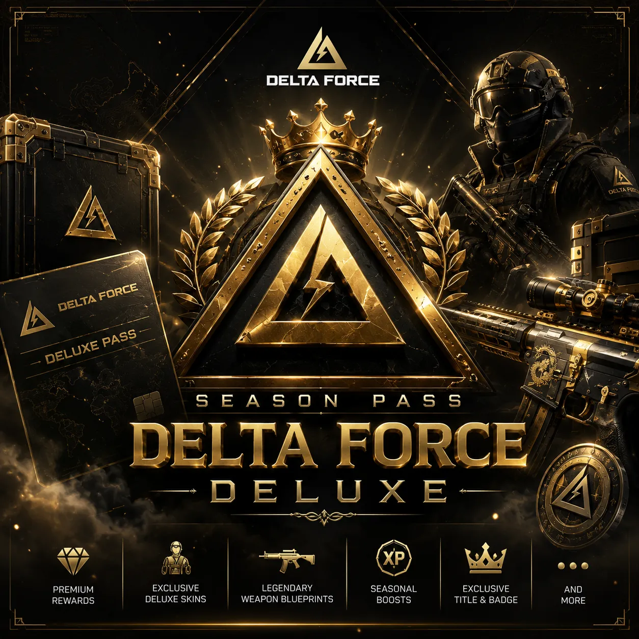 Season Pass Delta Force Deluxe Digiknowe Cover سیزن پس دلتا فورس دیلاکس | Season Pass Delta Force Deluxe - Image 1