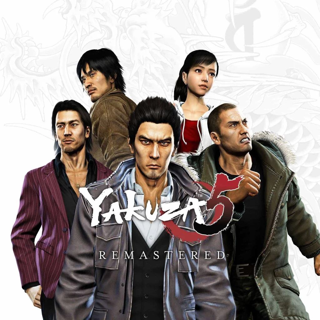 Yakuza 5 Remastered Digiknowe Cover