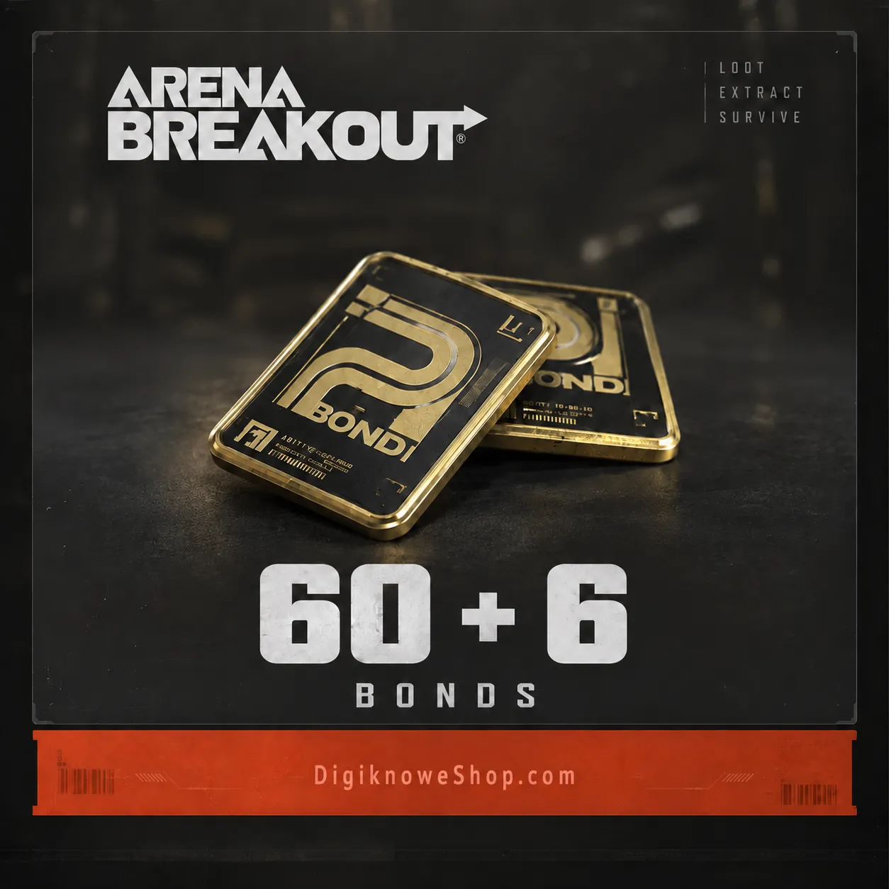 Arena Breakout Mobile 66 Bonds Digiknowe Cover 66 باندز آرنا بریک اوت موبایل - Image 1