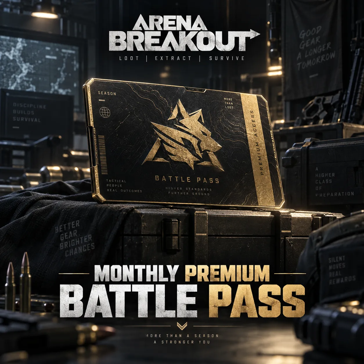 Arena Breakout Mobile Monthly Premium Battle Pass Digiknowe Cover بتل پس Monthly Premium Battle Pass - Image 1
