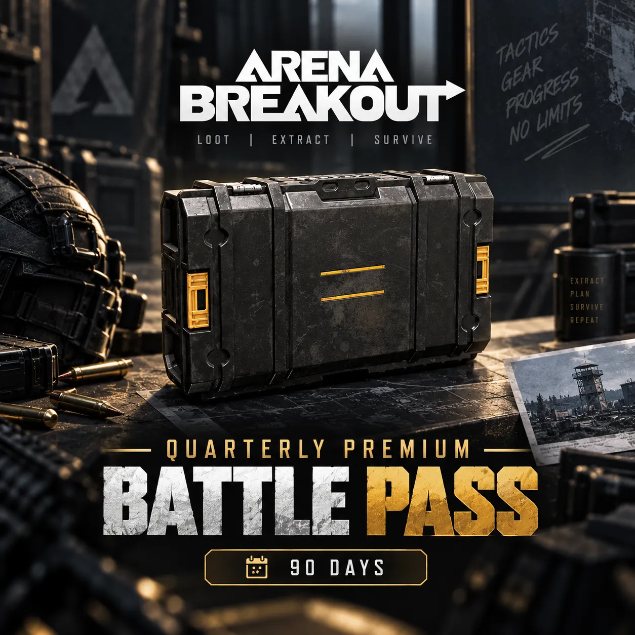 Arena Breakout Mobile Quarterly Premium Battle Pass Digiknowe Cover باندل Quarterly Premium Battle Pass - Image 1